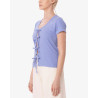 OBEY W' SOPHIE FRONT TIE SS HYDRANGEA