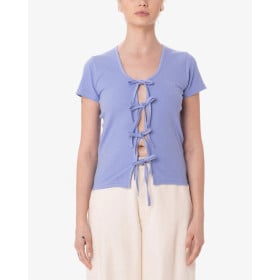 OBEY W' SOPHIE FRONT TIE SS...