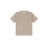 OBEY SARATOGA MESH POLO SS SILVER GREY