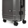 VALISE EASTPAK RESIST'R CASE L BRUSHED METAL