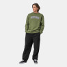 HOOD SANTA CRUZ BURNT COLLEGIATE CREW DARK MOSS