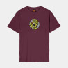 SANTA CRUZ T-SHIRT HAND DOT FRONT DARK CHERRY