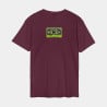 SANTA CRUZ T-SHIRT LIVING MIXTAPE DARK CHERRY