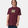 SANTA CRUZ T-SHIRT LIVING MIXTAPE DARK CHERRY