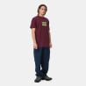 SANTA CRUZ T-SHIRT LIVING MIXTAPE DARK CHERRY