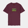 SANTA CRUZ T-SHIRT LIVING MIXTAPE DARK CHERRY