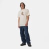 SANTA CRUZ BURNT BONE TEE UNBLEACHED COTTON