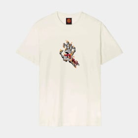 SANTA CRUZ BURNT BONE TEE...