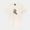 SANTA CRUZ BURNT BONE TEE UNBLEACHED COTTON
