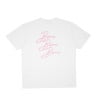 Bisous Skateboards Cigarette Tee White Pink – T-Shirt Skate Homme/Femme 100% Coton