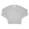 BISOUS SKATEBOARD CIGARETTE CREWNECK GREY PINK
