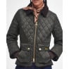 BARBOUR FITTED BEADNELL QUILTED JACKET SAGE
