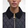 BARBOUR FITTED BEADNELL QUILTED JACKET BLACK