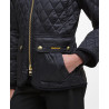 BARBOUR FITTED BEADNELL QUILTED JACKET BLACK
