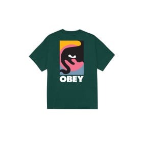 OBEY QUARTER ICON TEE RAIN...