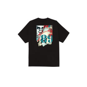OBEY LISBON ICON TEE BLACK