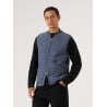 UNIVERSAL WORKS ZIP WAISTCOAT SLATE BLUE
