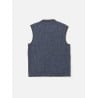 UNIVERSAL WORKS ZIP WAISTCOAT SLATE BLUE