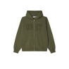 OBEY HYBRID FADED ZIP HOOD DEEP LICHEN GREEN FADED