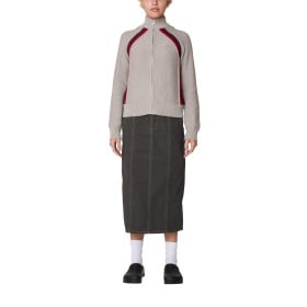 OBEY LIZZIE ZIP MOCK NECK...