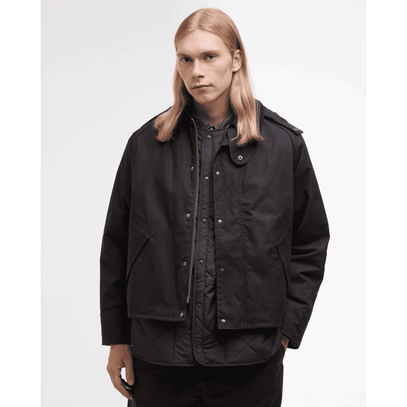BARBOUR X KAPTAIN SUNSHINE SHORT CRUISER CASUAL BLACK