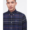 BARBOUR LUTSLEIGH SHIRT TARTAN NAVY MARL