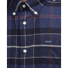 BARBOUR LUTSLEIGH SHIRT TARTAN NAVY MARL