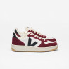 VEJA V-10 PRIME LEATHER WHITE BLACK AMARANTE