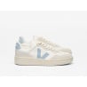 VEJA V-90 LEATHER WHITE STEEL