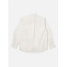 UNIVERSAL WORKS PATCHED LAZY DAY SHIRT POPLIN WHITE