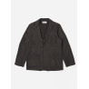 UNIVERSAL WORKS TWO BUTTON JACKET UPCYCLED TWEED BROWN