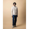 NITTO KNITWEAR YOURI COL ROND NATUREL