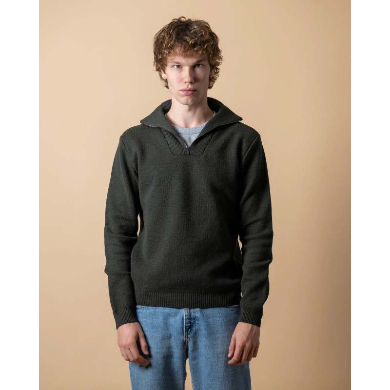 NITTO KNITWEAR YOURI CAMIONNEUR KAKI