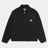 CARHARTT OG DETROIT JACKET BLACK BLACK STONE CANVAS