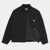 CARHARTT OG DETROIT JACKET BLACK BLACK STONE CANVAS
