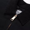 CARHARTT OG DETROIT JACKET BLACK BLACK STONE CANVAS