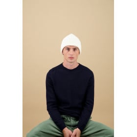 NITTO KNITWEAR ARA BONNET ECRU