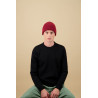 NITTO KNITWEAR ARA BONNET ROUGE