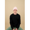 NITTO KNITWEAR ARA BONNET ROSE PÂLE