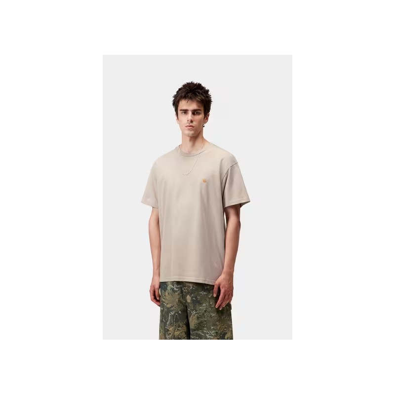 CARHARTT CHASE TEE FLEUR DE SEL