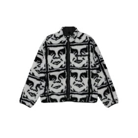 OBEY REPEATED SHERPA JACKET...
