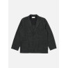UNIVERSAL WORKS TWO BUTTON JACKET ANDERS UPCYCLED WOOL GREY