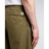 EDWIN WIDE TROUSERS COMPACT YARN LEFT HAND TWILL OLIVE
