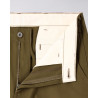 EDWIN WIDE TROUSERS COMPACT YARN LEFT HAND TWILL OLIVE