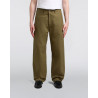 EDWIN WIDE TROUSERS COMPACT YARN LEFT HAND TWILL OLIVE