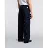 EDWIN WIDE TROUSERS COMPACT YARN LEFT HAND TWILL NAVY