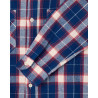 EDWIN WORK SHIRT NAVY RED