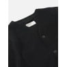 UNIVERSAL WORKS WOOL FLEECE CARDIGAN BLACK
