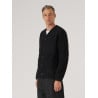 UNIVERSAL WORKS WOOL FLEECE CARDIGAN BLACK