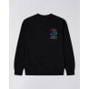 EDWIN PINK CASTLE SWEAT BLACK